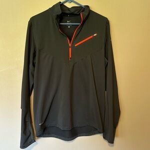 Nike Dry fit grey quarter zip. Men’s medium